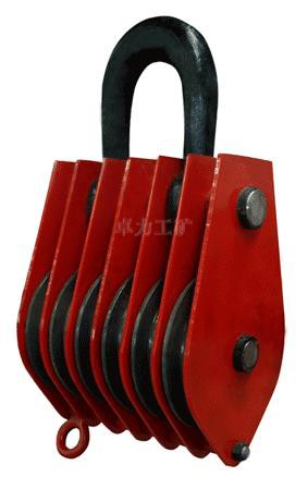 吊環型六輪滑車，軸套吊環型六輪滑車，滑車