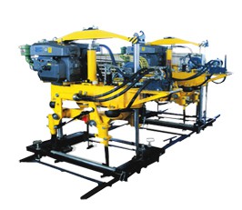 YD-22型液壓搗固機,雙導柱框架結構，單缸升降方式